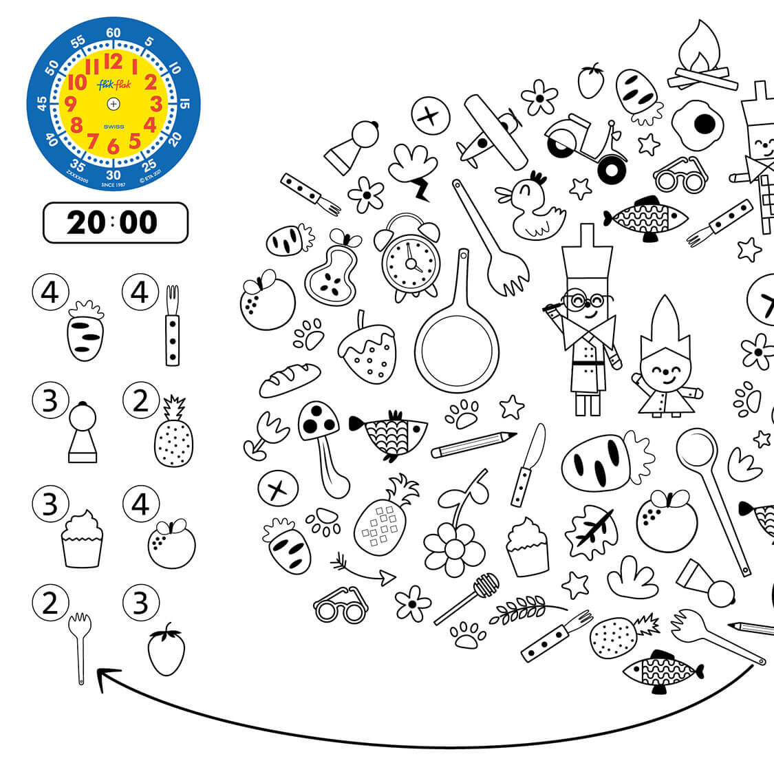 Learn telling time with fun DIY games l Flik Flak® Malaysia