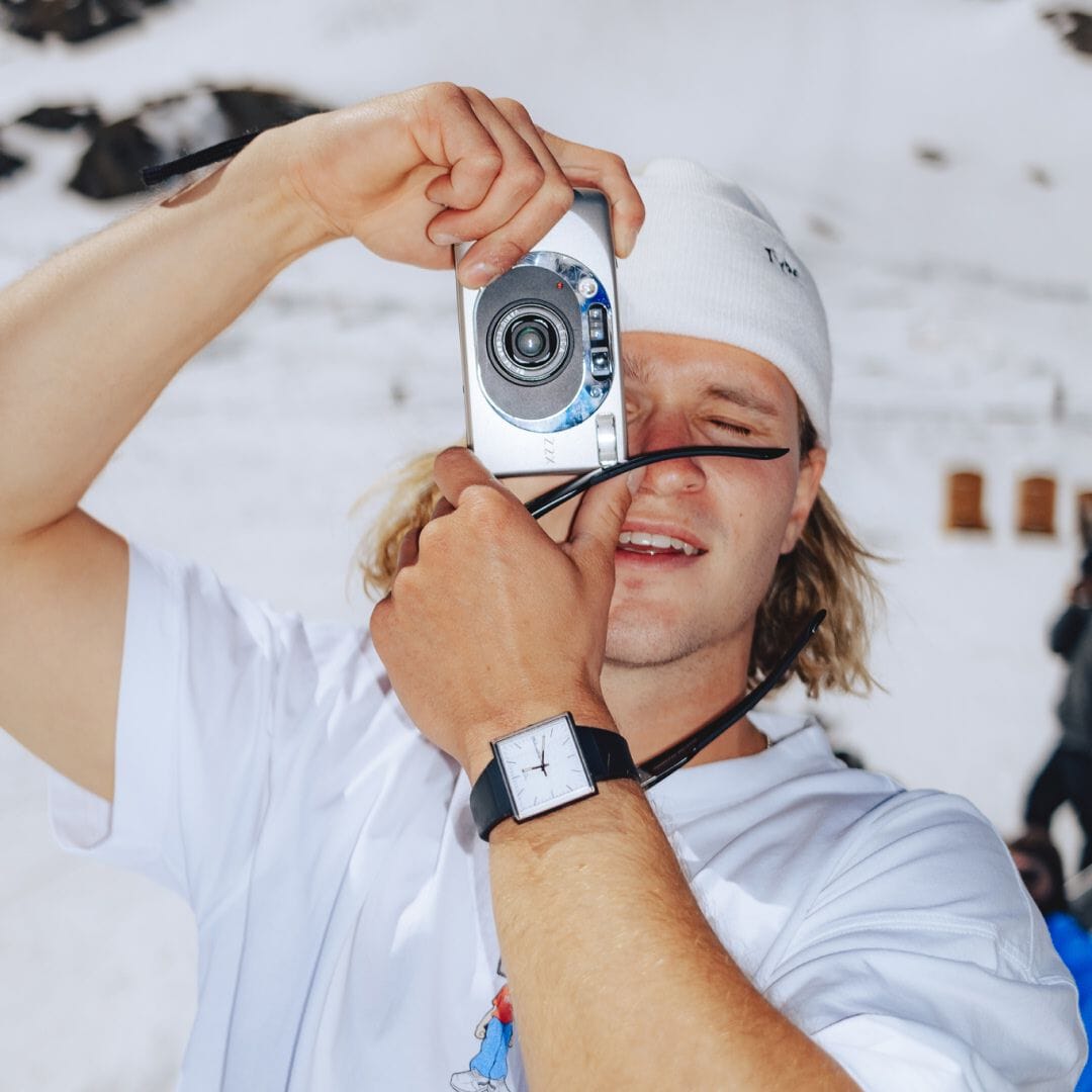 Erik Fedko wearing the WHAT IF…BLACK? watch