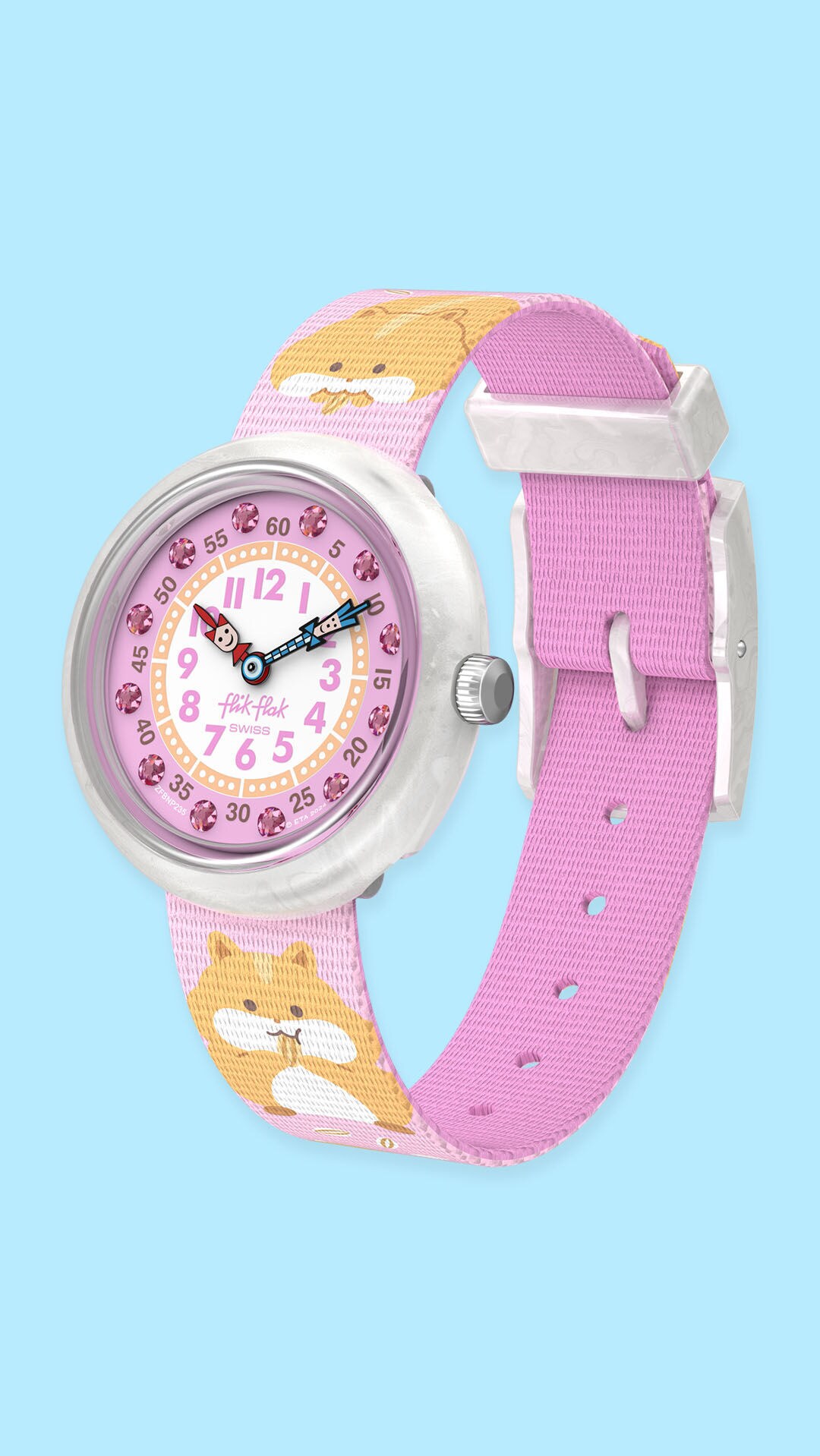 Alienwork Kids Kinderhorloge Leren Klokkijken Jongens Meisjes Leger groen Siliconen Armband Veelkleurig Kinder-Horloge Waterdicht 5 ATM Leertijd