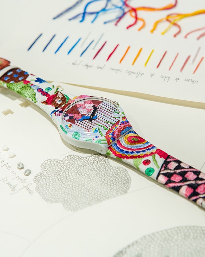 Swatch Club PIOLIN'S TIME by Argentinian artists Chiachio & Giannone
